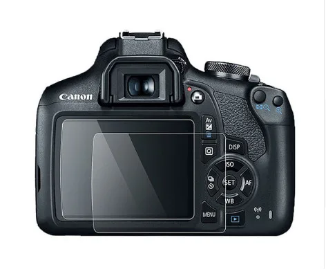 Экран протектор для Canon EOS 1500D 2000D Царапаться закаленное Стекло Rebel T7 поцелуй X90 (5