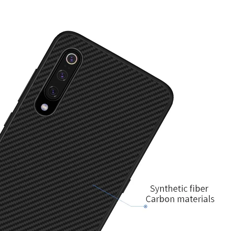 Nillkin, синтетическое волокно, карбон, для Xiaomi mi 9, чехол 6,3", PP пластик, тонкий черный чехол для Xiaomi mi 9 mi 9, чехол для телефона, бизнес