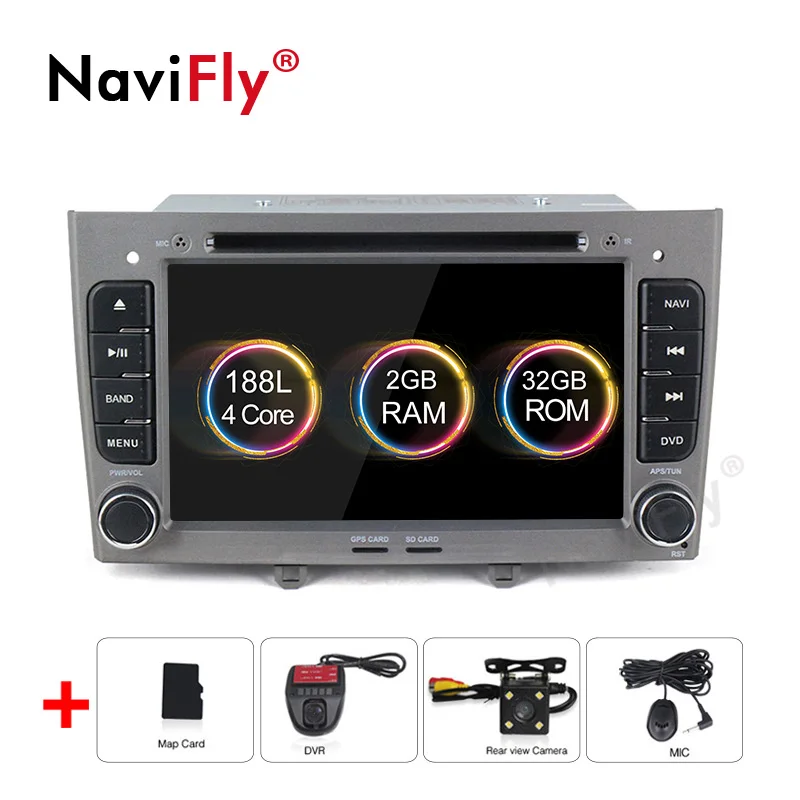 Car dvd camera DVR G 2+ 32G Android 9,1 Автомобильный dvd Радио gps навигация для PEUGEOT 308 2007-2013408 2011- мультимедийный плеер wifi RDS - Цвет: Car dvd camera DVR G