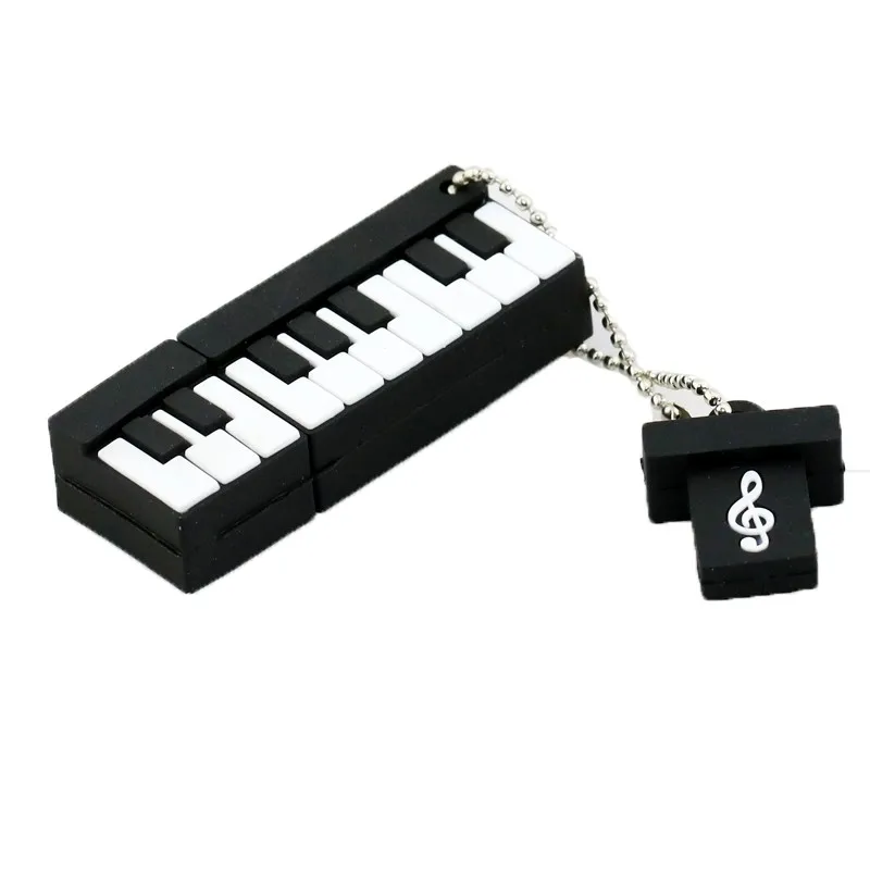 Флеш-накопитель, Мультяшные инструменты, пианино, USB флеш-накопитель, милые музыкальные ноты, usb-флешка, 8 ГБ, 16 ГБ, 32 ГБ, 64 ГБ, 128 ГБ, флешка, карта памяти