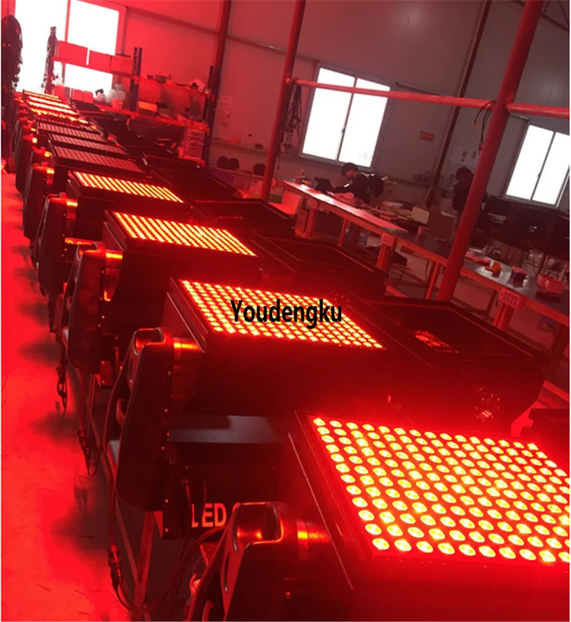 10 шт. супер яркость 180x9 Вт rgb 3в1 LED город цвет мыть свет 3 в 1 led стены мойки