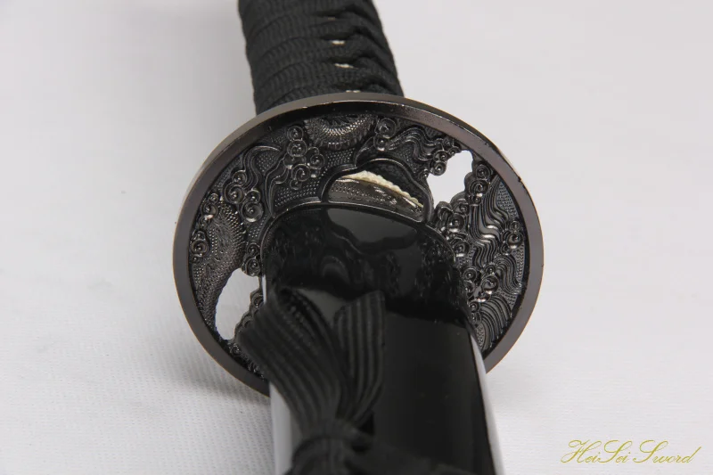 1045 Carbon steel blade Iron tsuba hard wooden handle japanese real katana samurai sword sharpen replica arms | Дом и сад
