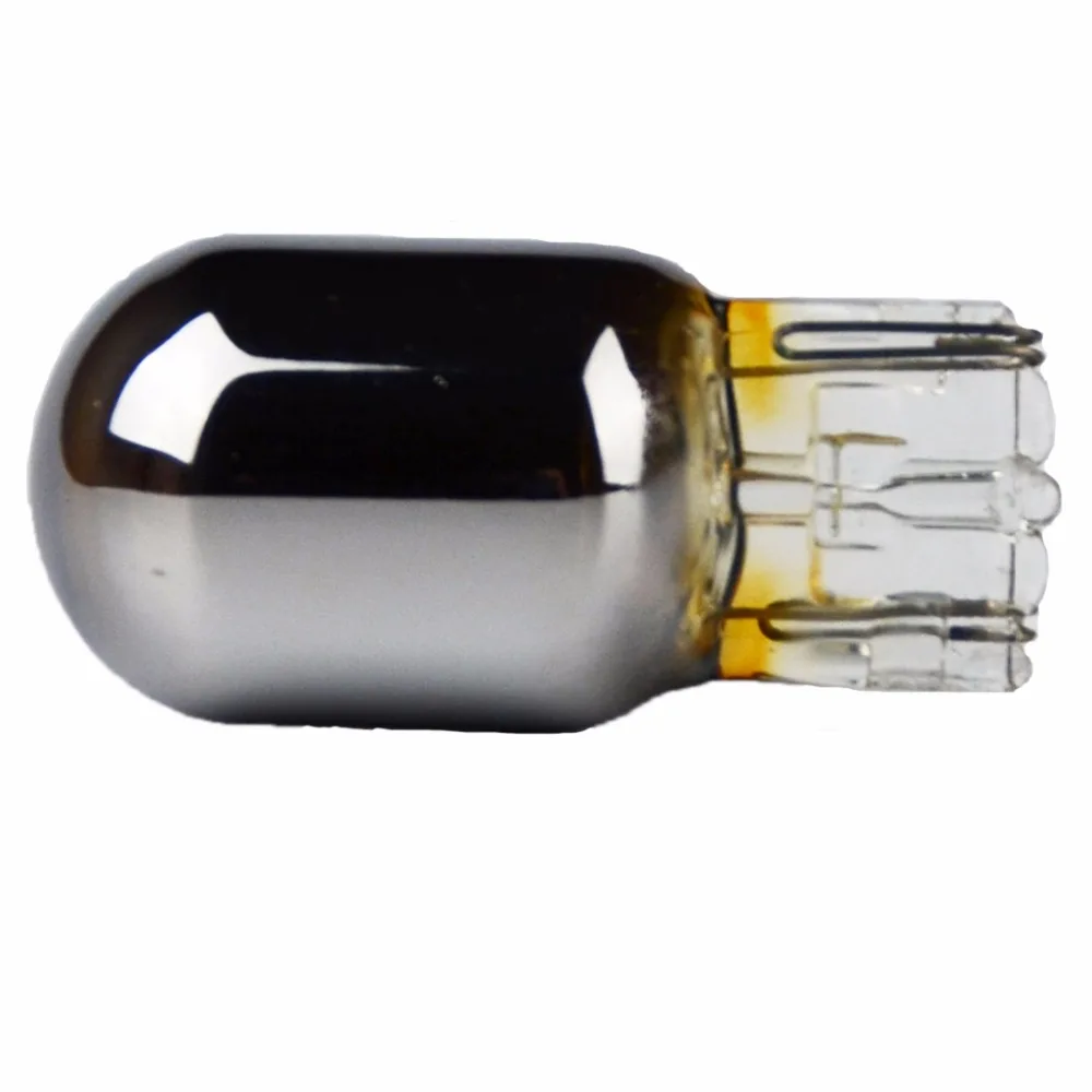 Flytop (2 шт./лот) 582 7440 T20 W21W XENON серебро/хром Янтарный Стекло 12 В 21 Вт W3x16d одной нити