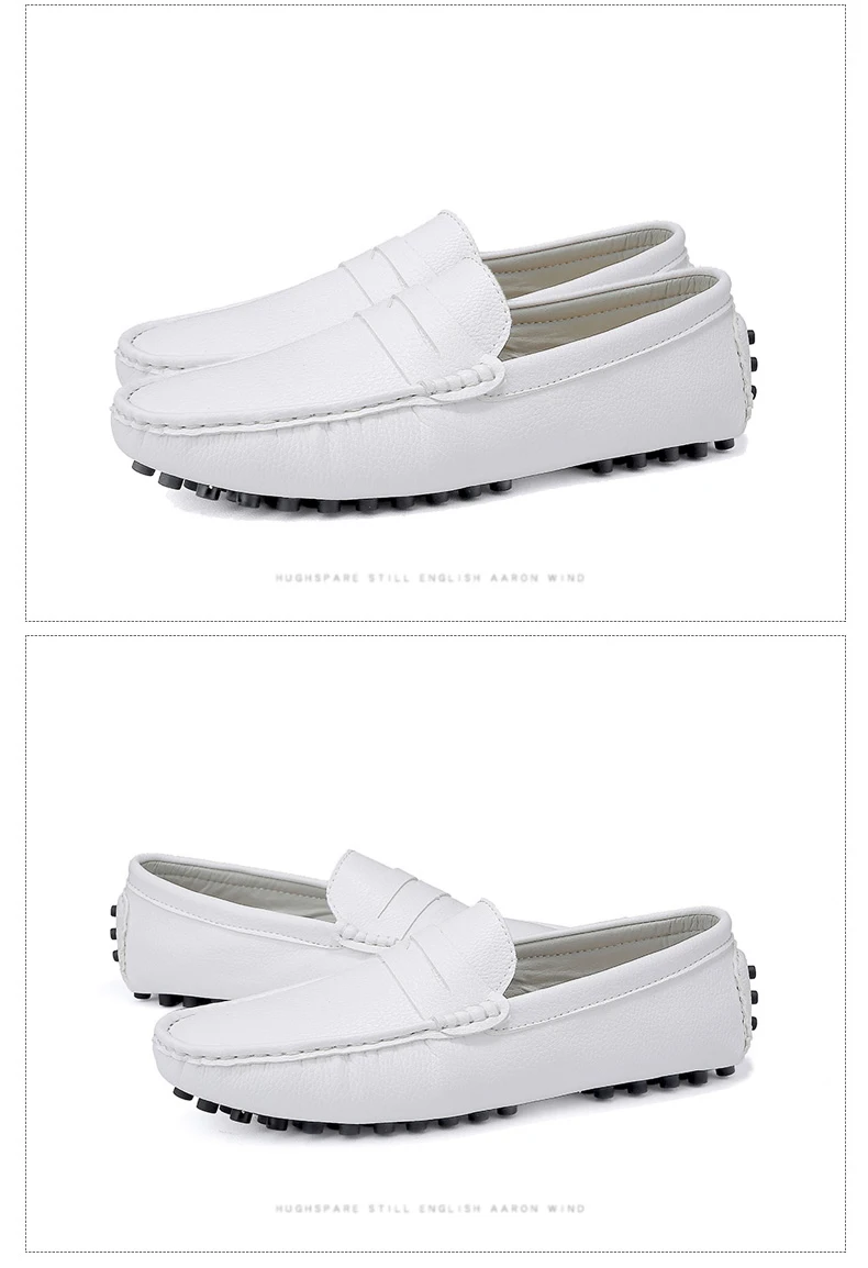 Мужские мягкие мокасины больших размеров DEKABR, теплая обувь цвета хаки из натуральной кожи на плоской подошве для вождения, весна-осень