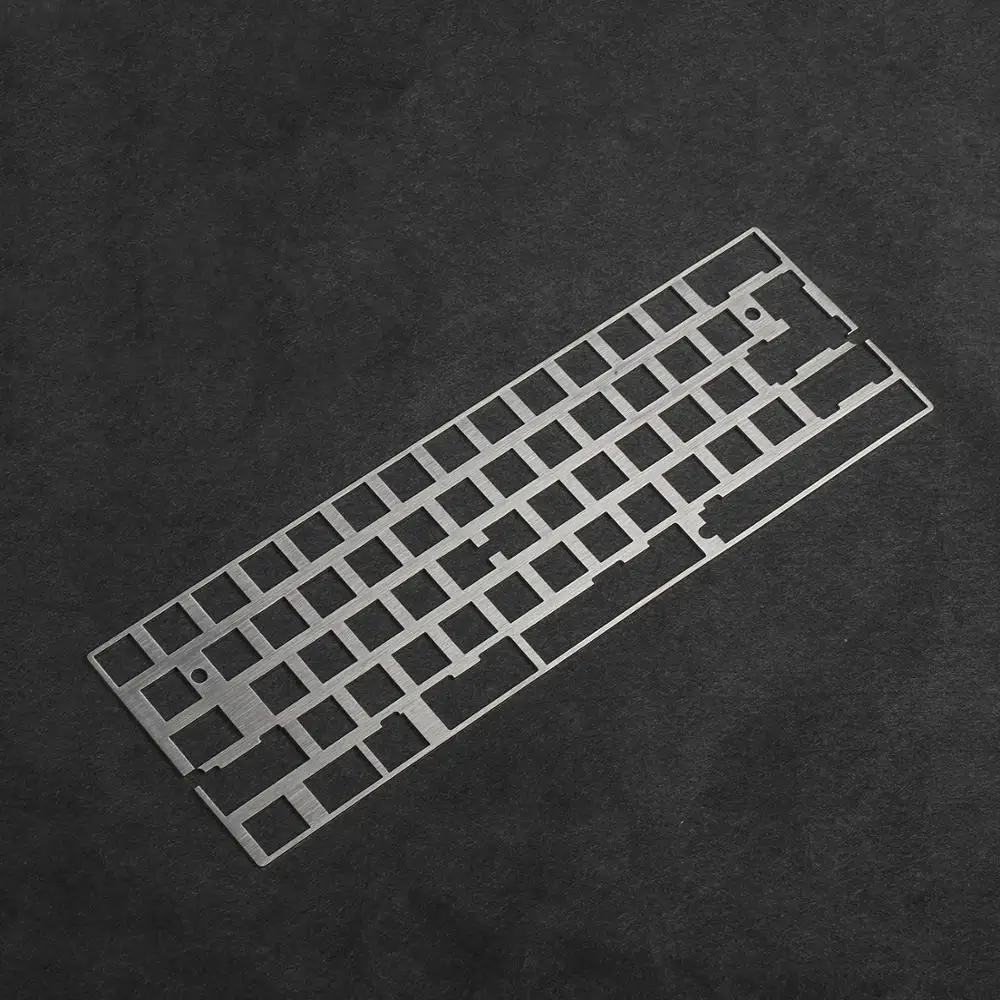 60% 61 64 алюминиевая стальная пластина для позиционирования DZ60 GH60 XD64 Bface GK64 DIY механическая клавиатура