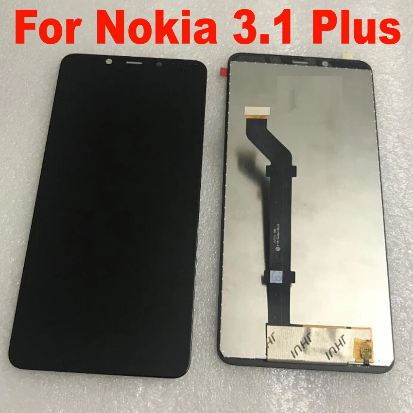 

100% протестированный лучший новый ЖК-дисплей 6,0 "для Nokia 3,1 Plus TA-1118, дисплей с сенсорным экраном, дигитайзер в сборе, Сменный стеклянный датчик ...