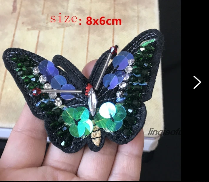 Clothes decoration DIY accessories insect bee spider ladybug cocktail fashion handmade beaded cloth stickers | Дом и сад