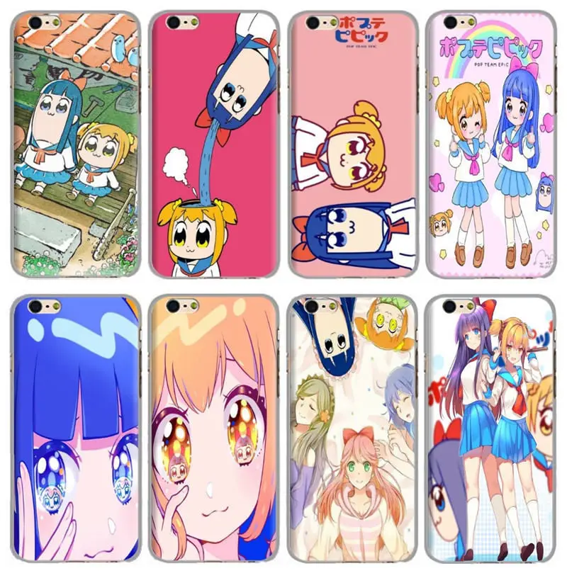 Аниме Манга поп команда Epic Popuko Pipimi Чехол для мобильного телефона iPhone Samsung 45678S Plus X
