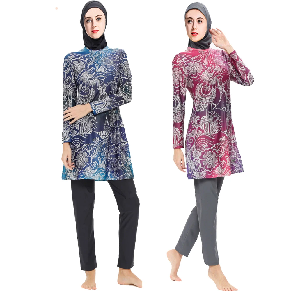 Мусульманские купальники для женщин пляжный купальный костюм Мусульманский