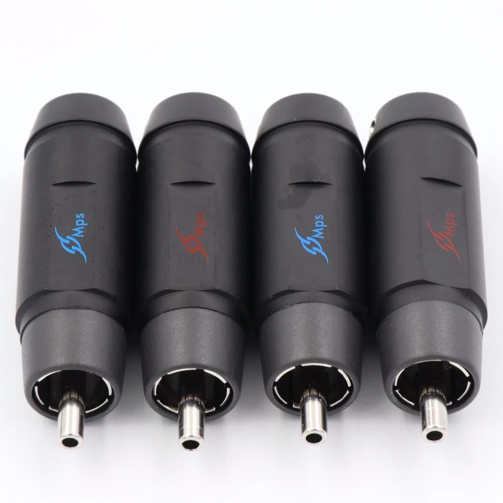 MPS 8G/10G RCA разъем сигнала разъем для CD DVD усилитель DAC Золото/родиевое покрытие медь