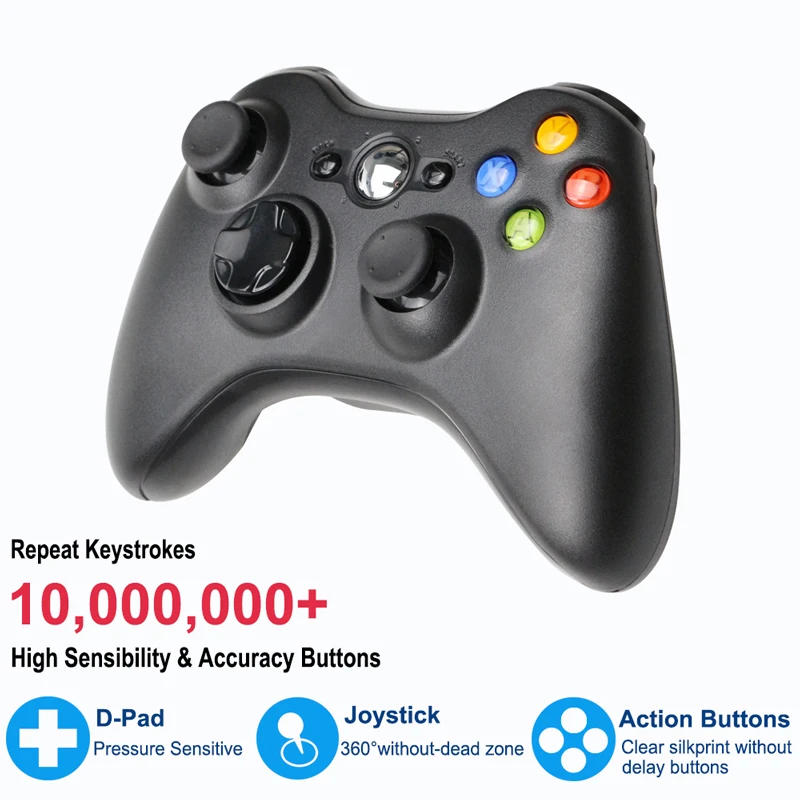 2 4G беспроводной контроллер для Xbox 360 компьютера с ПК приемником геймпад пульт