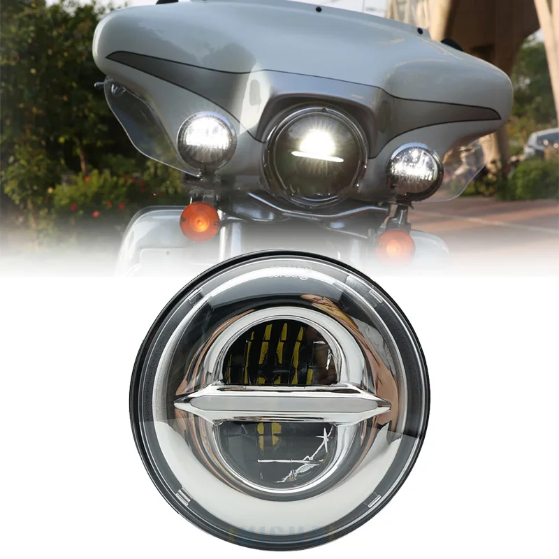 Запчасти для фар мотоцикла 7 &quotсветодиодные фары + 4 5&quot 1/2 дюйма Heritage Softail |