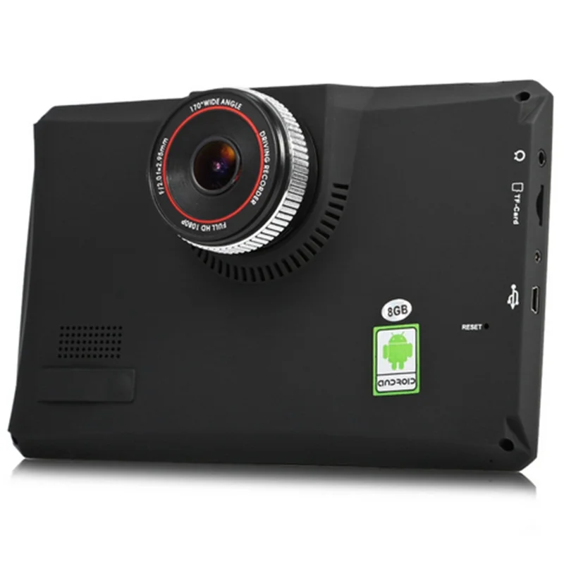 Автомобильный видеорегистратор 7 дюймов GPS навигатор Android 1080P портативный