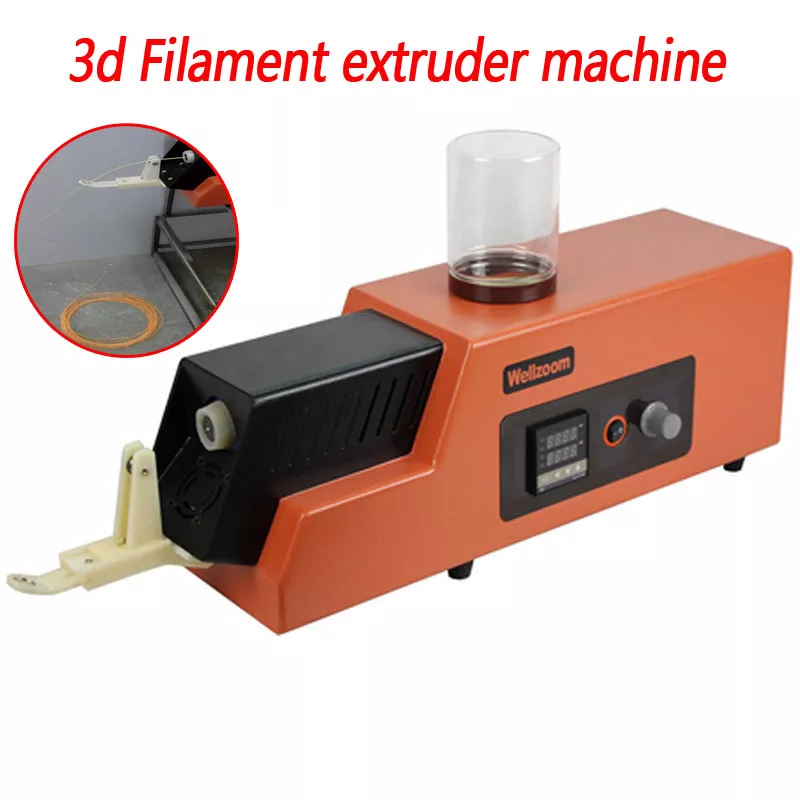 3d Filament extruder machine / 3d filament maker Desktop 3D printing consumables extruder 1.75mm 3mm Speed Adjustable REX-C100