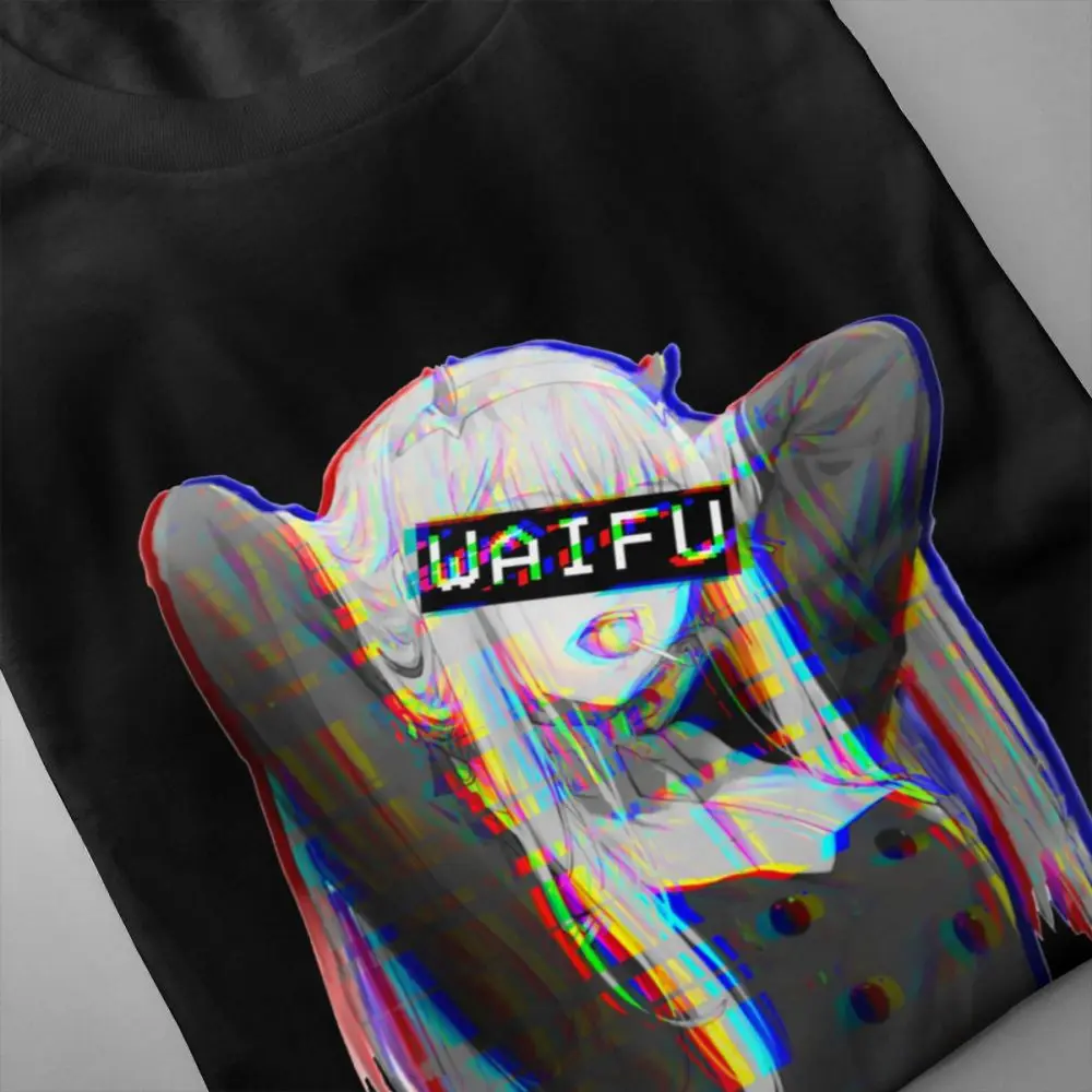 Футболка с рисунком из аниме Дарлинг во Фране футболка Zero Two Waifu забавная Мужская