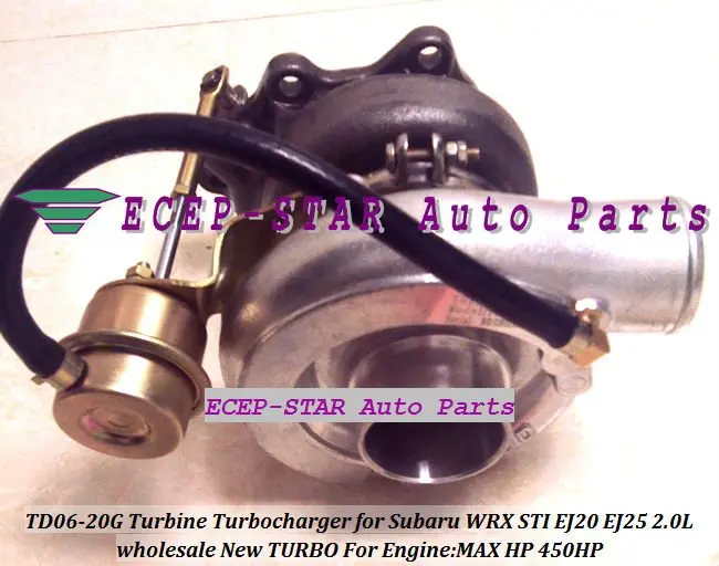 Турбокомпрессор TD06 для SUBARU Impreza WRX STI EJ20 EJ25 2.0L 450HP 20 г турбокомпрессор с водяным