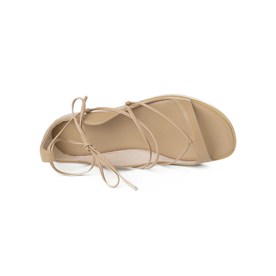 Босоножки женские кожаные с круглым носком и ремешком на щиколотке размеры 3-10 |