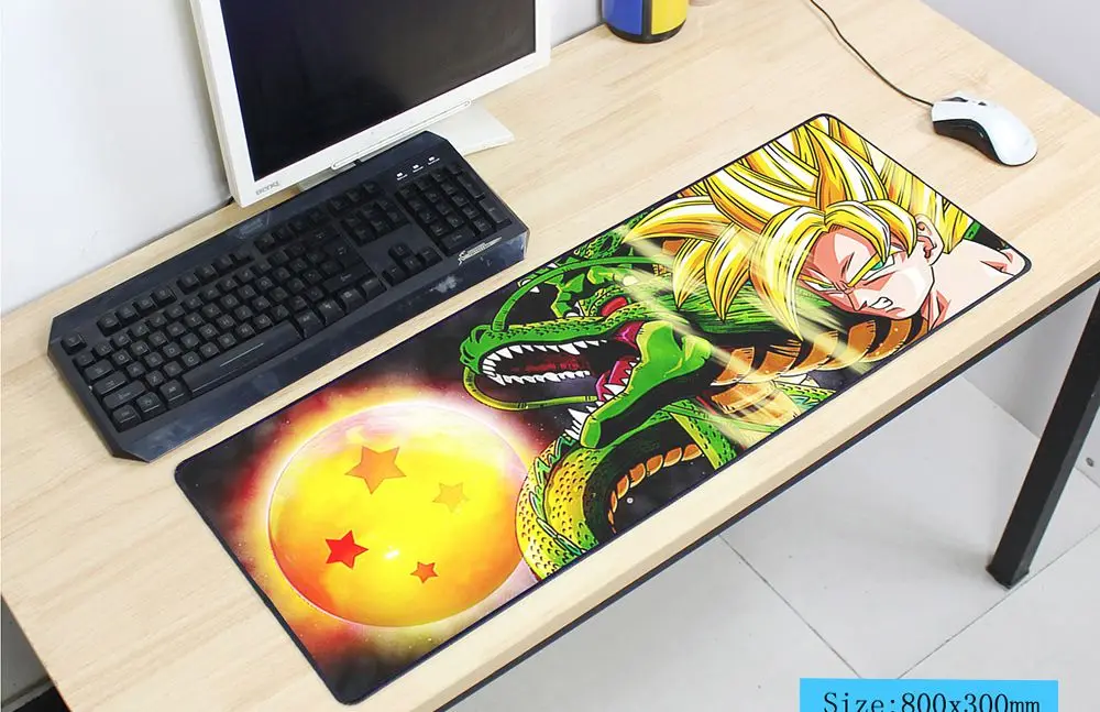 size 800x300x3mm Dragon Ball Коврик для мыши с изображением 800x300x3 мм коврик для мышь Notbook компьютер превосходный коврик для мыши игровой коврик геймер к клавиатуре коврики для мыши - Цвет: size 800x300x3mm