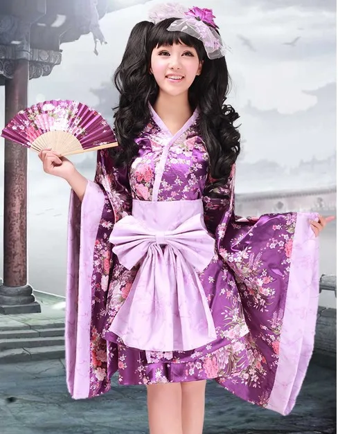 Новые японские комплекты кимоно традиционное шелковое юката платье сексуальные