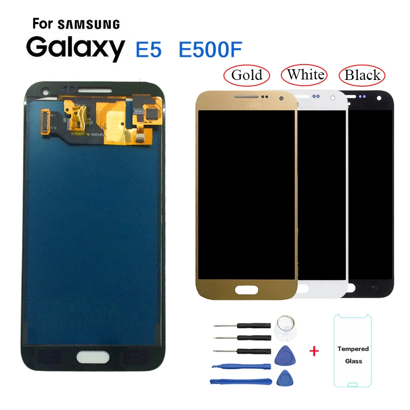 TFT для Samsung Galaxy E5 E500 SM E500F E500H ЖК дисплей экран модуль E500M E500YZ модуль|Экраны