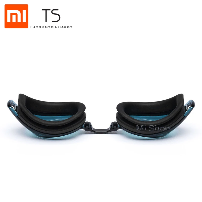 Оригинальные очки для плавания Xiaomi TS для взрослых, очки для плавания, HD, противотуманные, 3 сменные, нос, пень, с силиконовой прокладкой