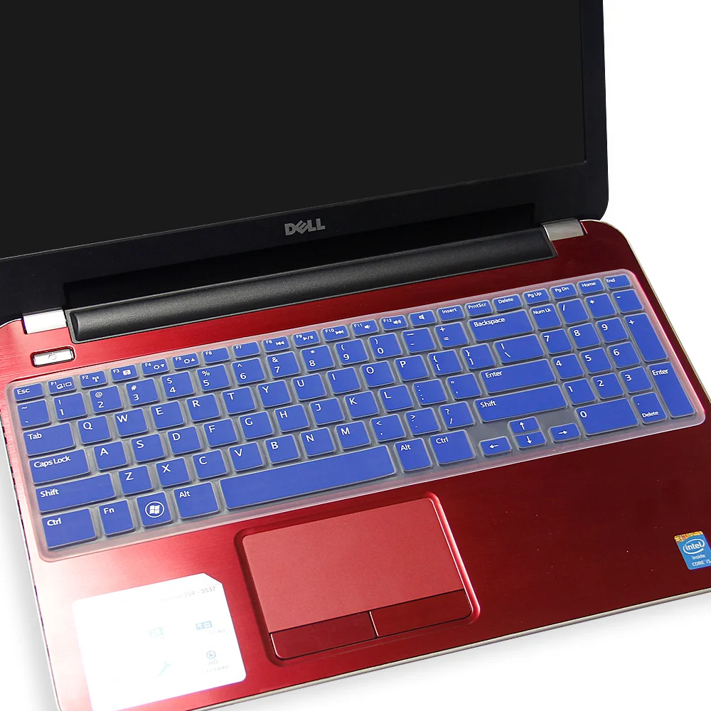 Силиконовый защитный чехол для клавиатуры Dell Inspiron 15 15R N5110 M511R M5110 5521 M531R 5537 3537 3521 15VD