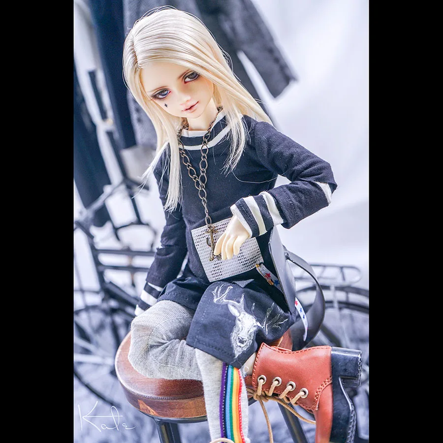 BYBJDHOME декабря BJD SD куклы комплект одежды Белый Черный сочетающаяся одежда коллекция настраиваемый размер костюм