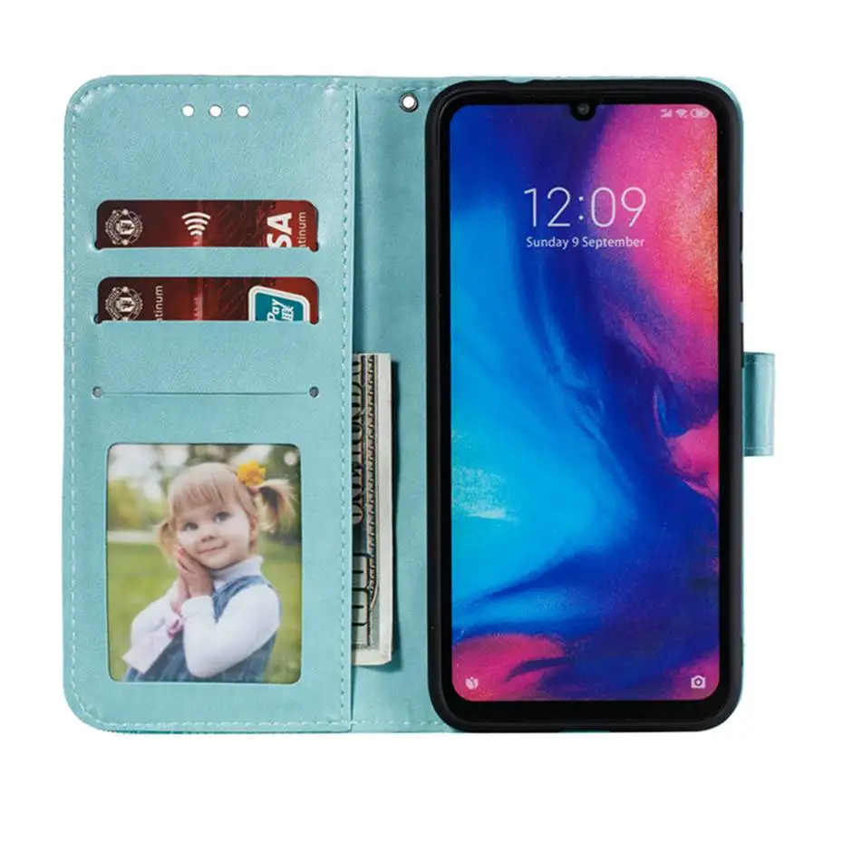 Флип-чехол из искусственной кожи чехол для Xiaomi CC9 E Redmi 6 7 Go K20 7A Note 8T 8 Pro