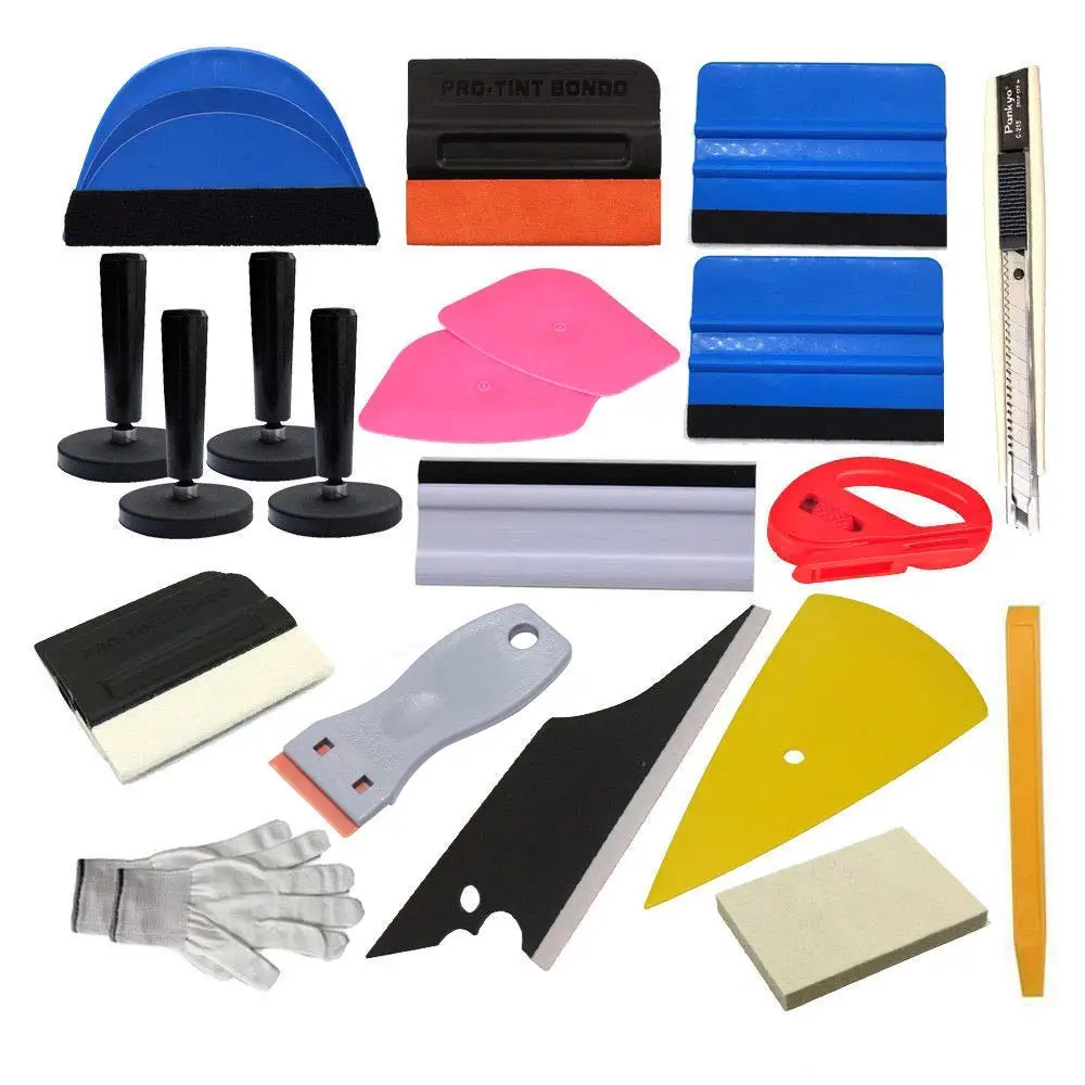 21Pcs Car Vinyl Wrap Scraper Tool Window Tint Kit for Film Application |