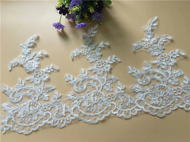 9 ярдов деликатное шитье ремесло цветочная ткань цветок Венеция Свадебная