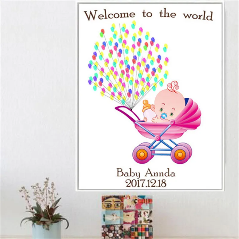 Детский день рождения Добро пожаловать в мир вечерние НКА DIY Индивидуальный