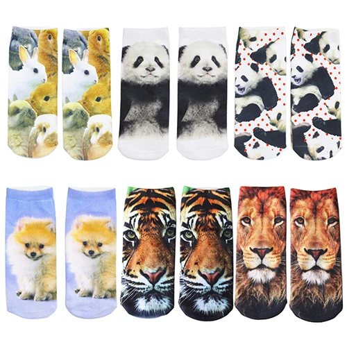 2016 New1 Пара Мужская Мода Прохладный Яркий 3D Печатных Шаблонов Ножной Браслет