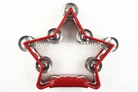 alice star shape tambourine percussion handbell ring tambourine free shipping