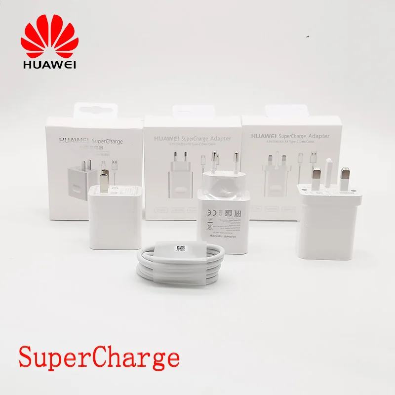 Оригинальное зарядное устройство Supercharge для Huawei P20 p10 pro plus mate 9 10 20 мобильный