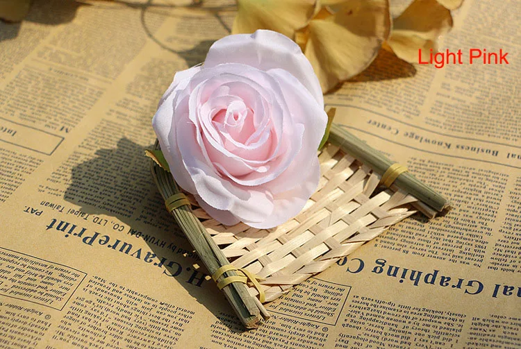 10 шт./лот DIY Искусственные головки цветов розы Букет невесты Шелковый цветок свадебная АРКА аксессуары 8,5 см Диаметр