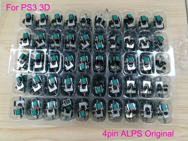 50 шт./лот ALPS Оригинал для PS3 3D Джойстик аналоговые стики Стик модуль Rocker 4pin