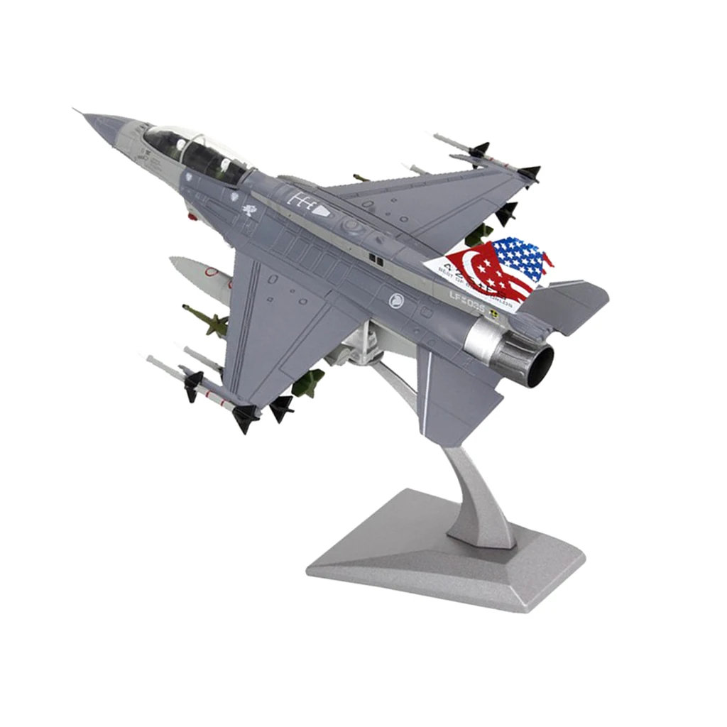 1/72 Diecast Fighter Jet F16D Боевой сокол самолет модель здания для домашнего офиса