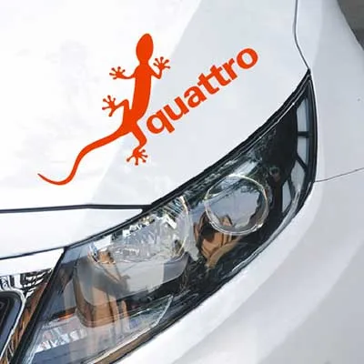 Стикер для автомобиля Gecko quattro Стайлинг наклейка ноутбука мотоцикла скейтборда