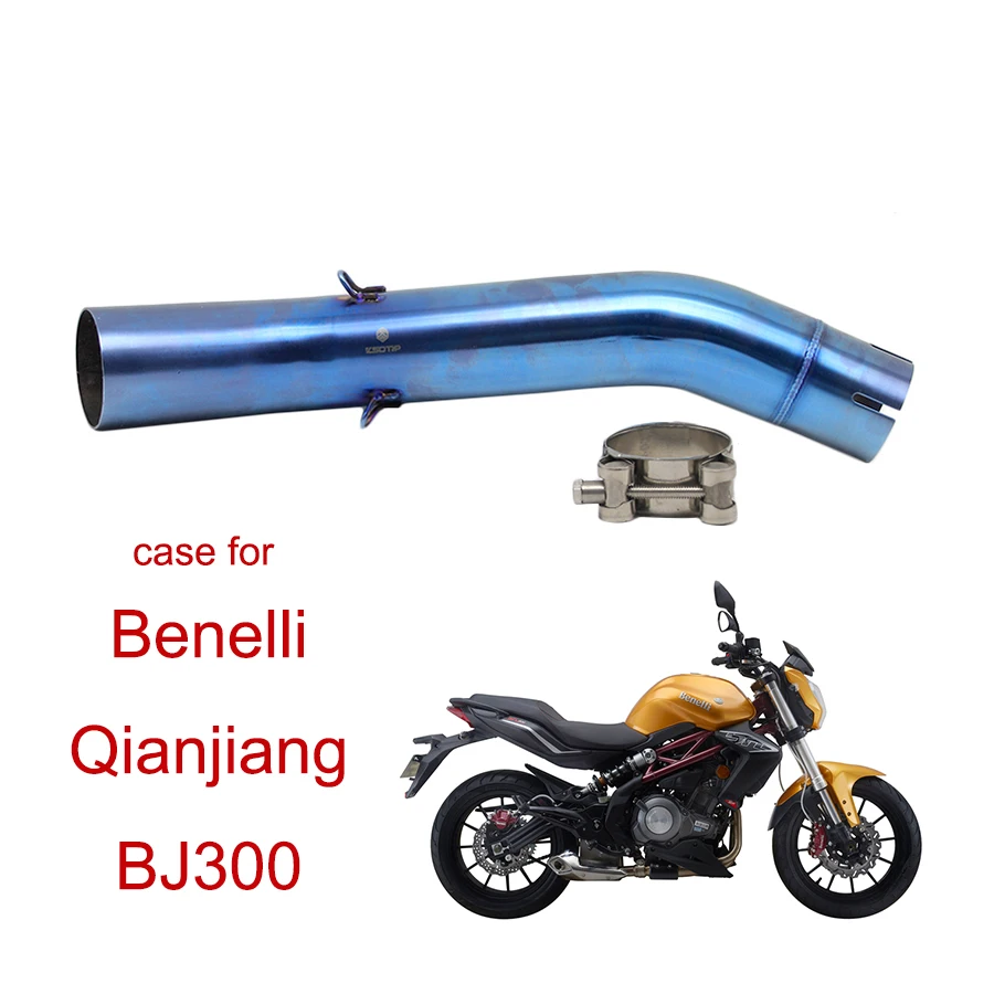 Выхлопной глушитель ZS Racing из нержавеющей стали для мотоцикла Benelli Qianjiang BJ300 50 8 мм