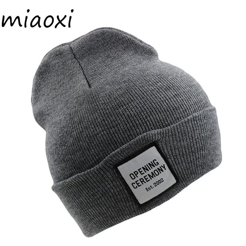 miaoxi 6 Colors New Casual Women Warm Hat Winter Knitted Hats For Women's Cap Fashion Knitting Beanies Skullies Hip Hop Bonnet |