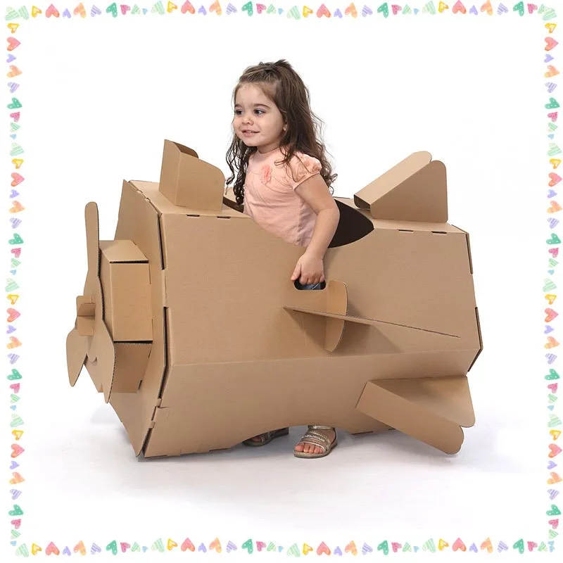 Cool Tank большой diy-раскраска игрушки игрушечный танк детская палатка игра дом - Цвет: 9