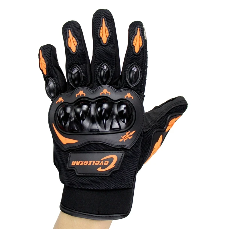 Cyclegear rcycle гоночные перчатки полный палец мотоциклетные сенсорный экран moto cross