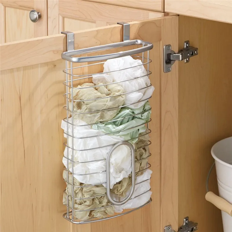 Axis Over the Cabinet Kitchen Storage Holder for Plastic and Garbage Bags | Дом и сад