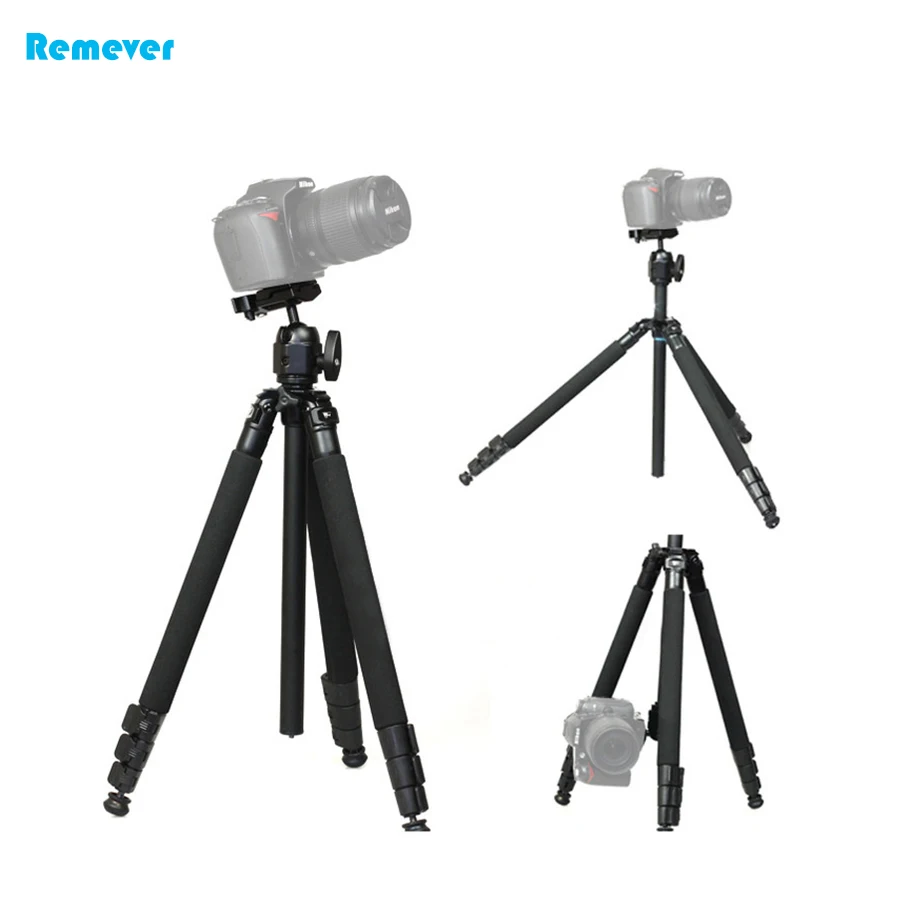 Aluminum Alloy Professional Tripod with Ball Head Gimbal for SONY CANON NIKON Cameras DSLR Tripod Stand for Gopro Hero For DV