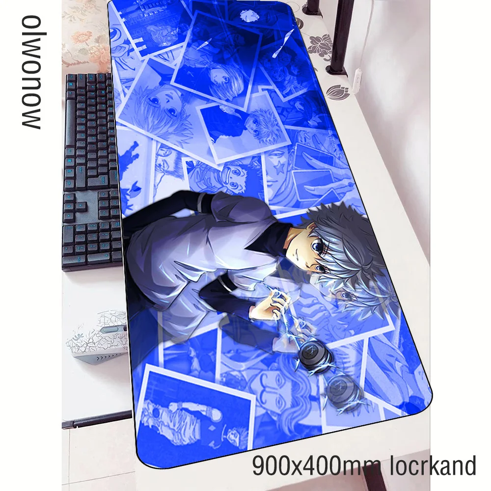 

hunter x hunter padmouse 900x400x3mm gaming mousepad game cute mouse pad gamer computer desk Popular mat notbook mousemat pc