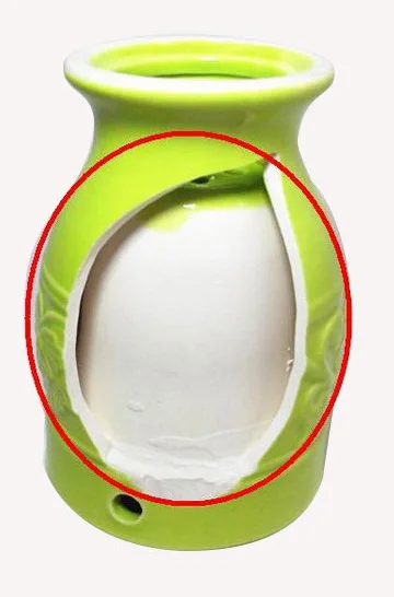 Керамическая банка для прогревания горшков жестяная чашка моксы скраппинга