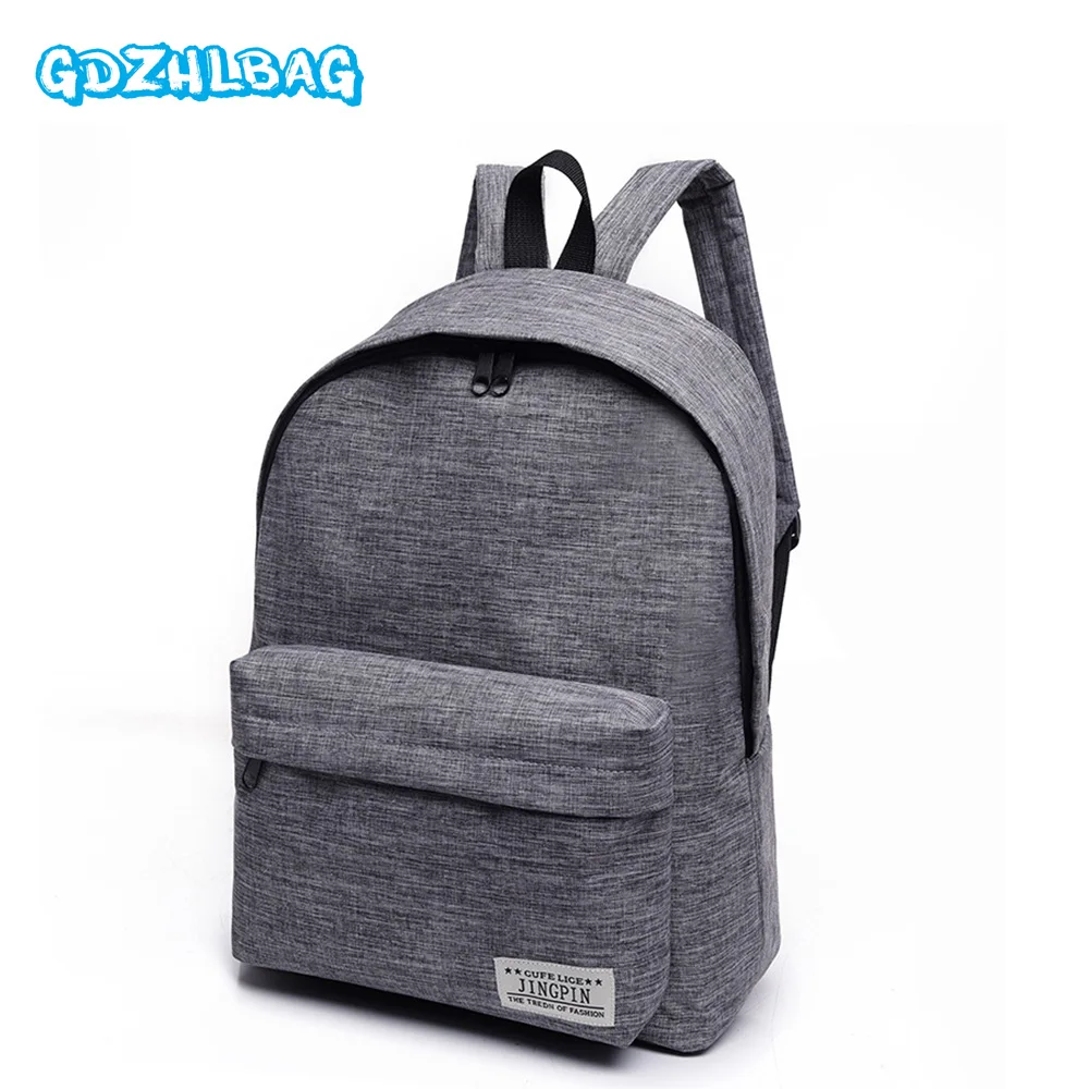 Gdzhlbag холст Для женщин рюкзак Колледж высокое Средняя школа Сумки для подростка