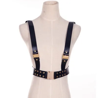 Жгут Панк & рок золотые заклепки съемный регулируемый сексуальный жгут тела с