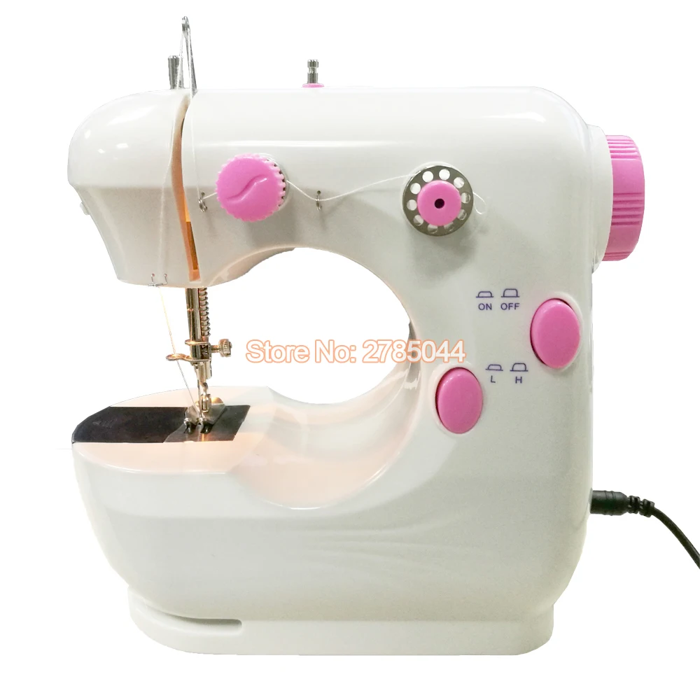 Обновленная бытовая швейная машина с двойной резьбой многофункциональная