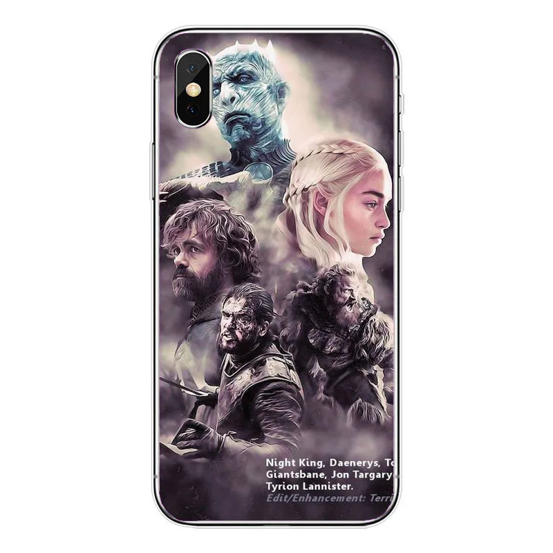 Мягкий чехол для телефона Game Thrones dazenerys Dragon Jon Snow tyrion lannister iPhone 11Pro MAX XR XS 10 6 6S 7 8Plus X 5 5S